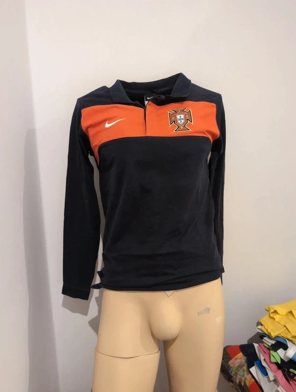 Portugal nike vintage long sleeve training football shirt soccer S 378769 460