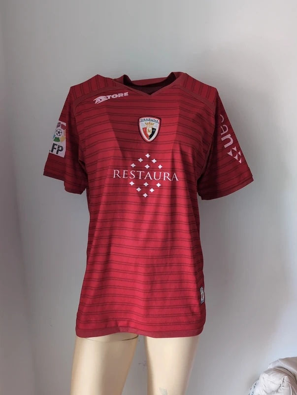 Osasuna 2007 2008 astore football shirt soccer jersey XL