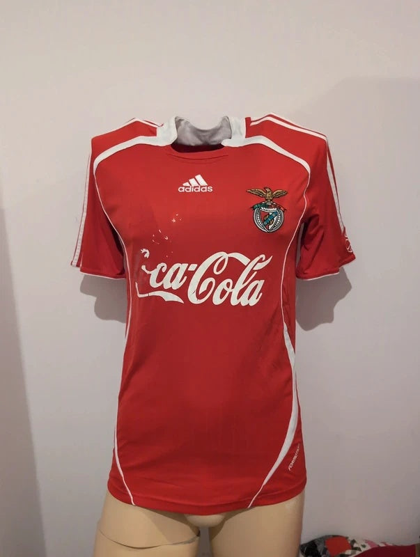 Benfica B 2006 2007 matchworn adidas football shirt soccer jersey M #8