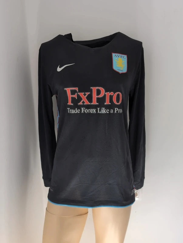 Aston villa 2010 2011 Nike longsleeve football shirt soccer jersey L 381795 011 #13 speers