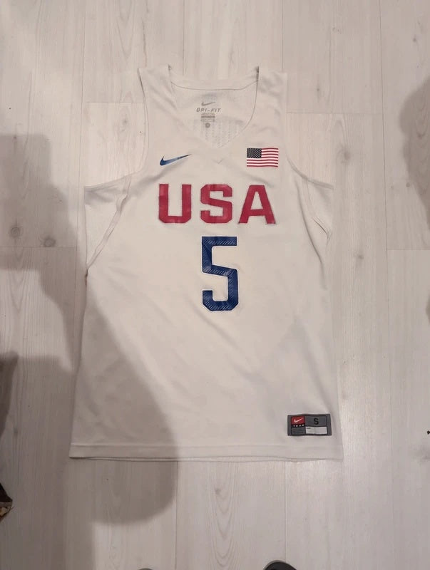 USA 2016 Nike basketball shirt jersey S #5 Durant 768810 101