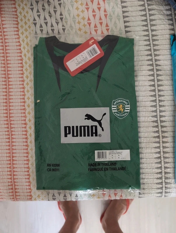 Sporting puma training shirt sleeveless football shirt soccer jersey XL bnwt