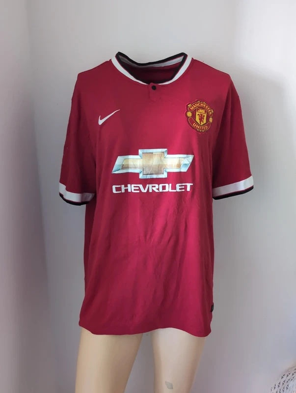 Manchester united 2014 2015 Nike football shirt soccer jersey XXXL #5 Ferdinand