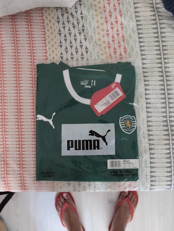 Sporting puma training shirt football shirt soccer jersey XL bnwt