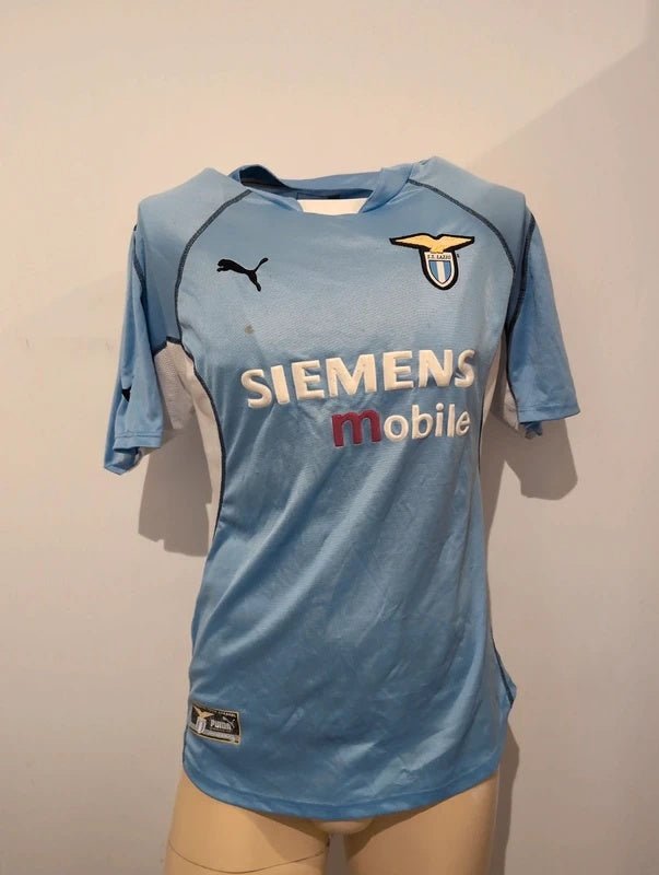 Lazio 2001 2002 puma football shirt soccer jersey XL