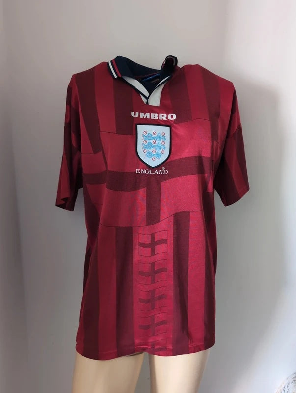 England 1998 away umbro football shirt soccer jersey XL