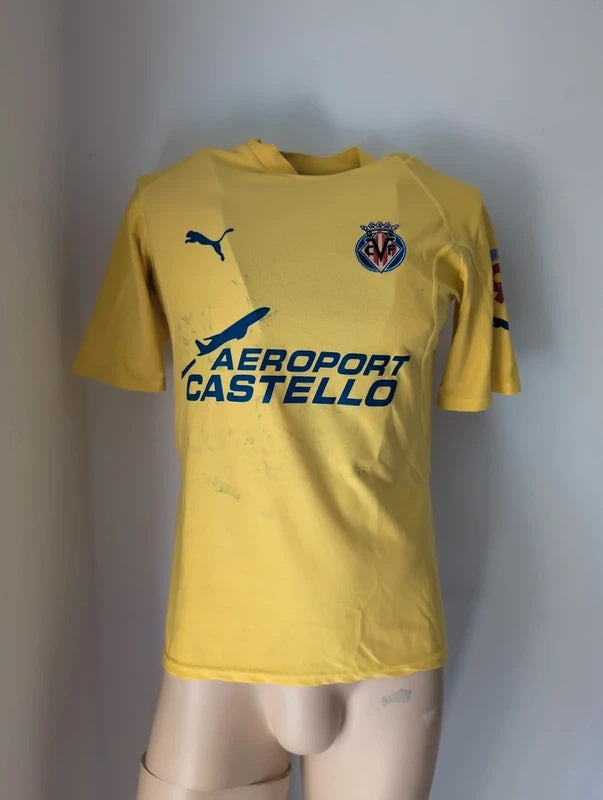 Villarreal 2005 2006 puma football shirt soccer jersey L #23