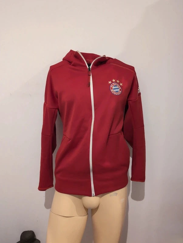 Bayern Munich 2016 adidas Hoodie Anthem Z.N.E. jacket football soccer M bq8737
