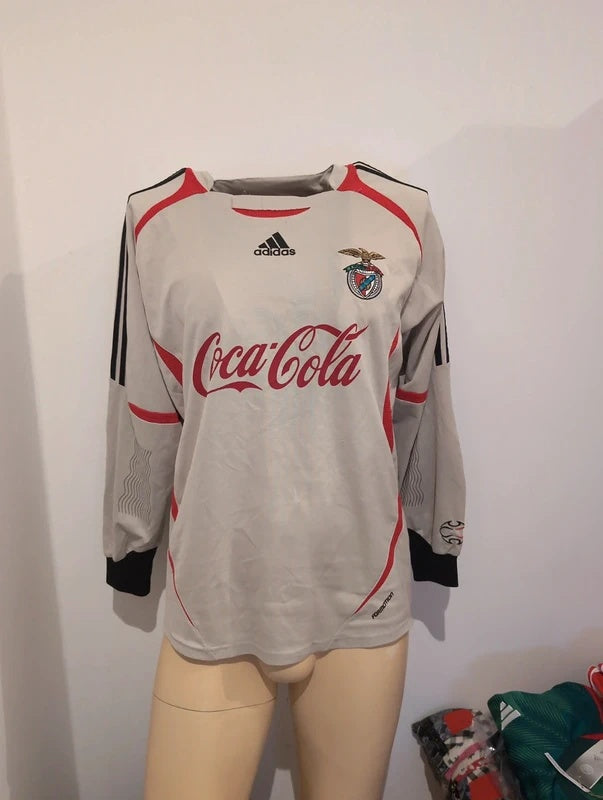 Benfica B 2006 2007 adidas goalkeeper longsleeve matchworn football shirt soccer jersey L #12