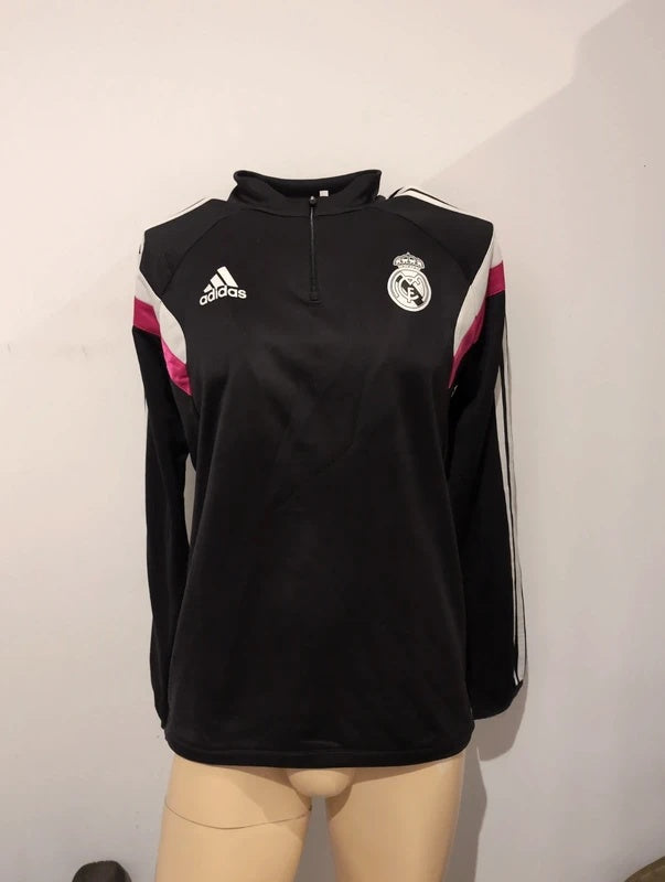Real Madrid 2014 2015 adidas 1/2 zip training jacket football soccer L m37189