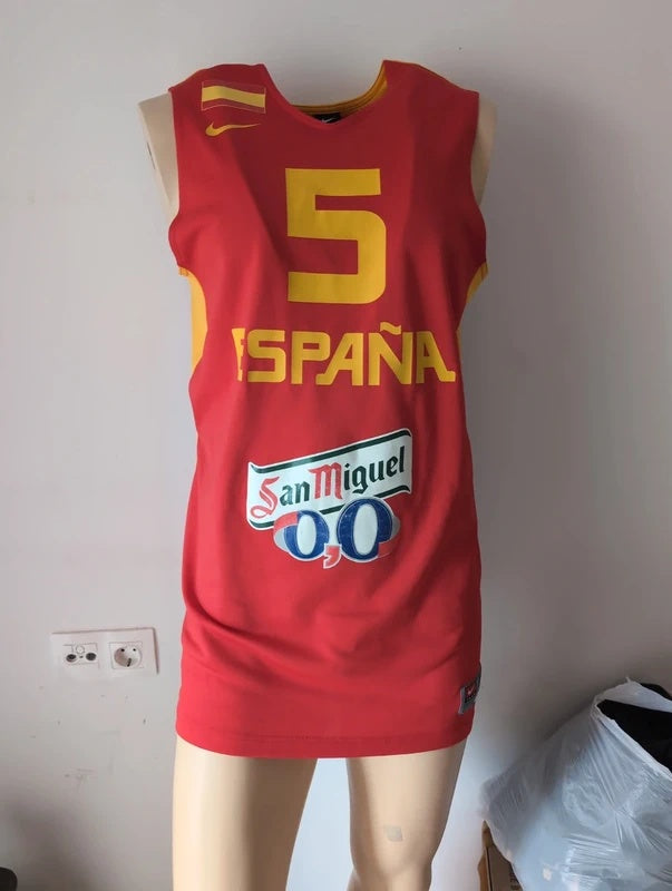 Spain 2014 Nike basketball shirt soccer jersey M 598953 600