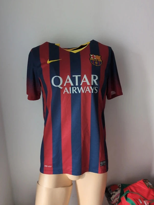 barcelona 2013 2014 Nike femeni matchworn football shirt soccer jersey women L #15 534668 411