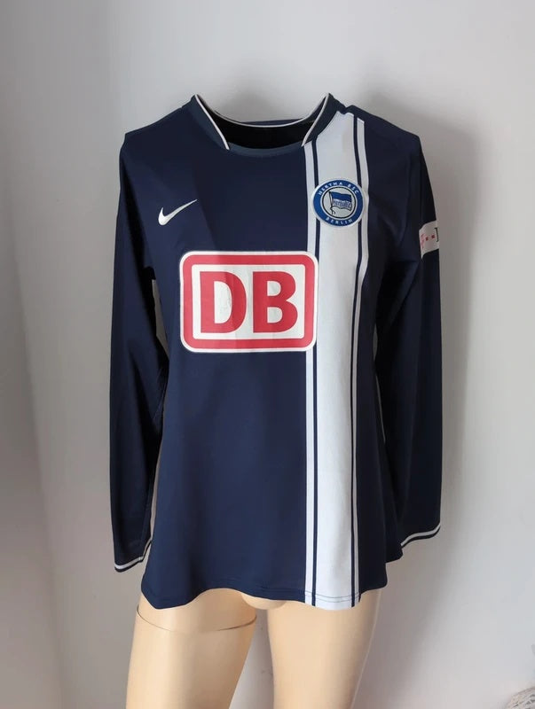 Hertha Berlin 2007 2008 Nike matchworn football shirt soccer jersey XL #14 simunic
