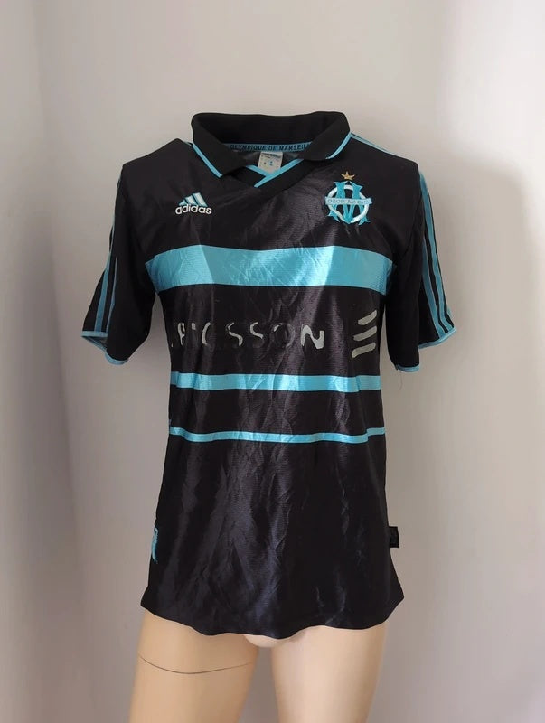Marseille 1999 2000 third adidas football shirt soccer jersey XL 627121