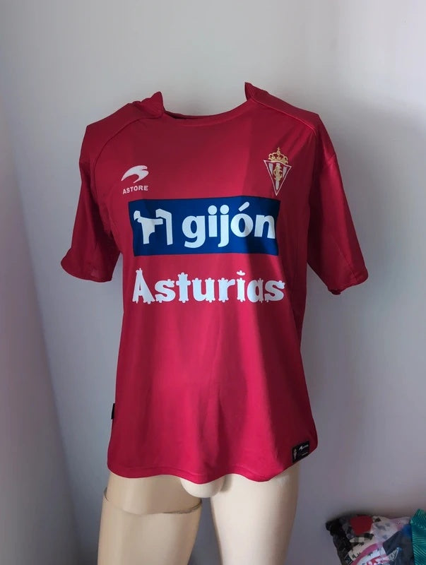 Sporting gijon 2009 2010 astore football shirt soccer jersey XL