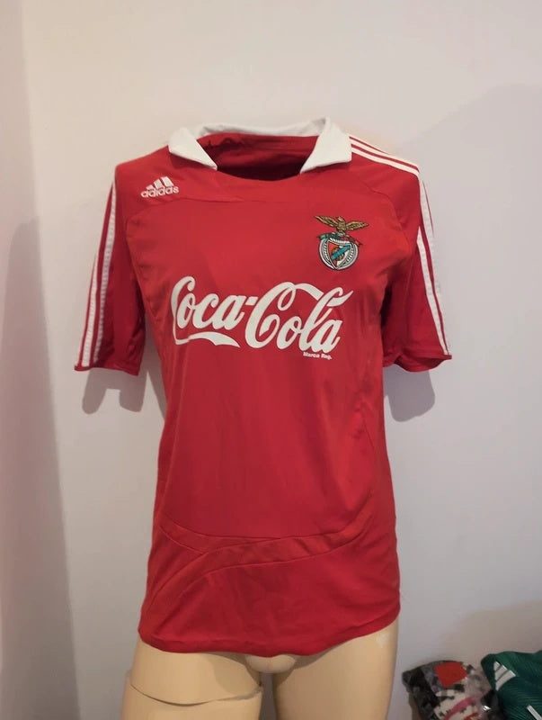Benfica B 2007 2008 adidas matchworn football shirt soccer jersey L #10