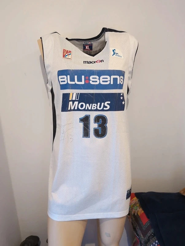 Blusens Monbus macron 2011 basket shirt jersey signed #13 Washington