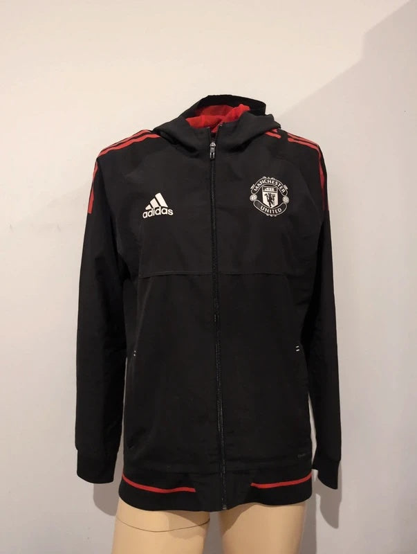 Manchester united 2017 adidas presentation UCL jacket football soccer L bs4304