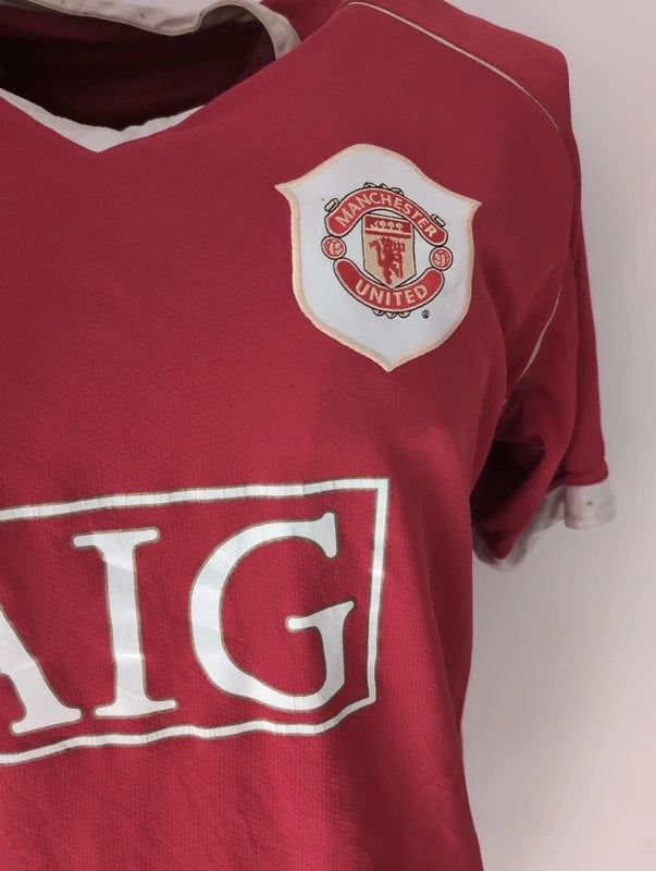 Manchester united 2006 2007 Nike football shirt soccer jersey L 146814