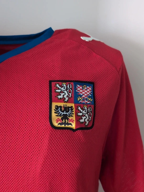 Czech republic 2008 puma football shirt soccer jersey XL
