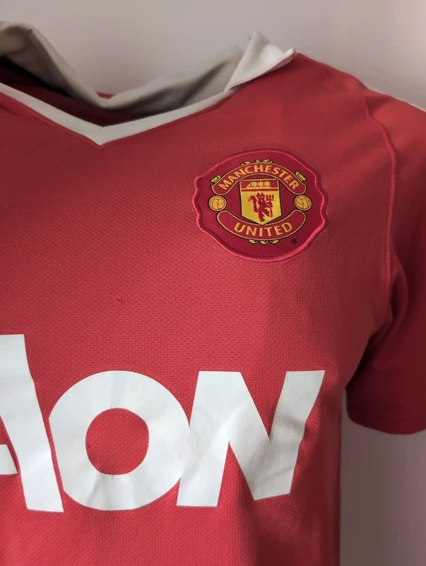 Manchester united 2010 2011 Nike player issue football shirt soccer jersey S