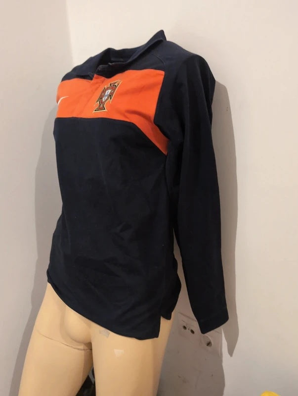 Portugal nike vintage long sleeve training football shirt soccer S 378769 460