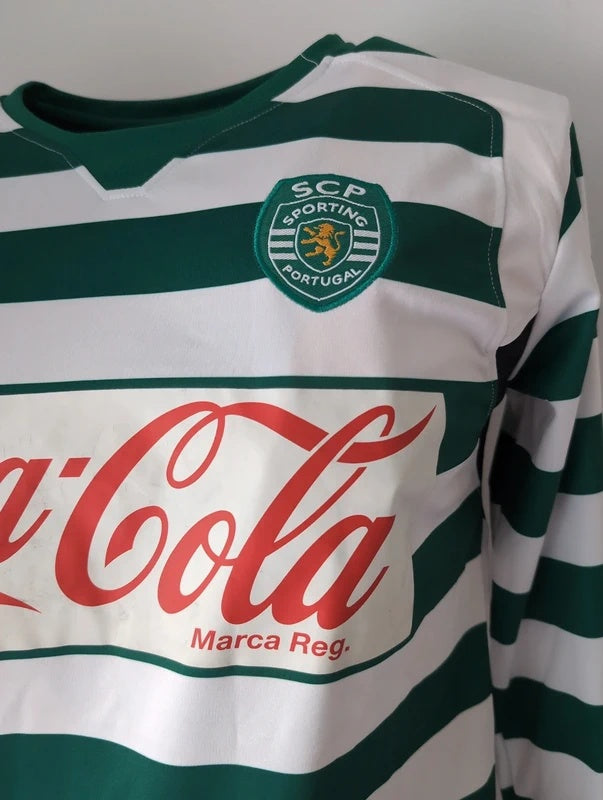 Sporting B 2004 2005 Reebok matchworn football shirt soccer jersey S #20