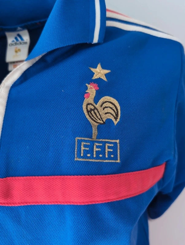 France 2000 2002 adidas football shirt soccer jersey M 647194