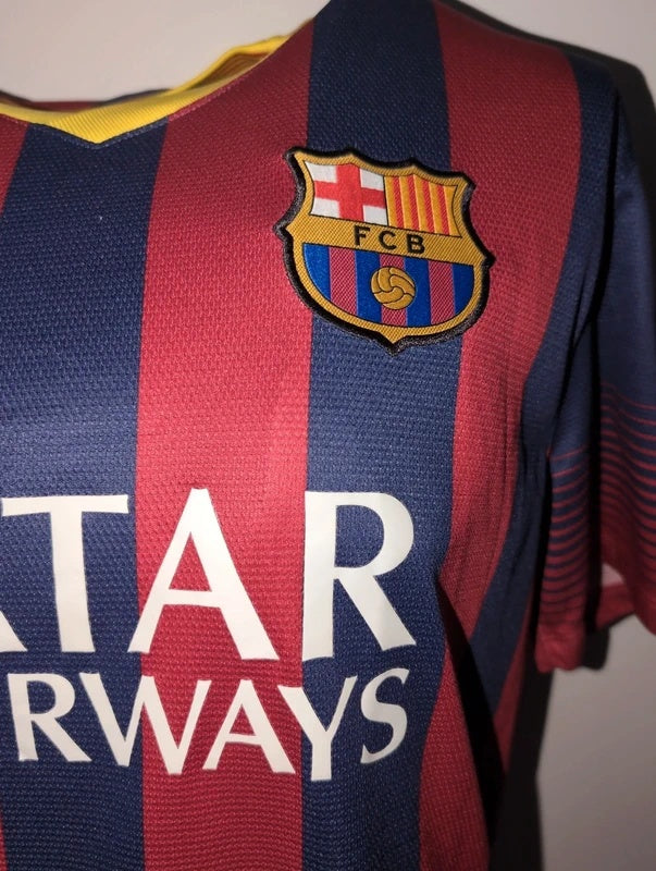 barcelona 2013 2014 Nike femeni matchworn football shirt soccer jersey women L #15 534668 411