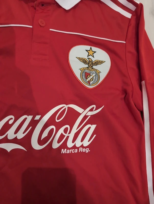 Benfica B 2010 2011 adidas matchworn longsleeve football shirt soccer jersey S #3
