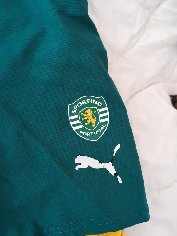 Sporting 2006 2007 puma matchworn football shorts soccer XL #24 Miguel veloso