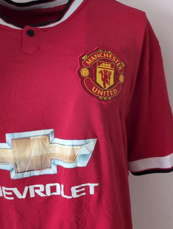 Manchester united 2014 2015 Nike football shirt soccer jersey XXXL #5 Ferdinand