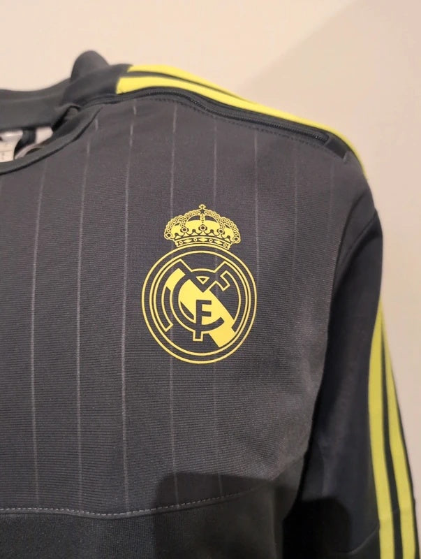 Real Madrid 2015 2016 adidas football sweater soccer L s88964