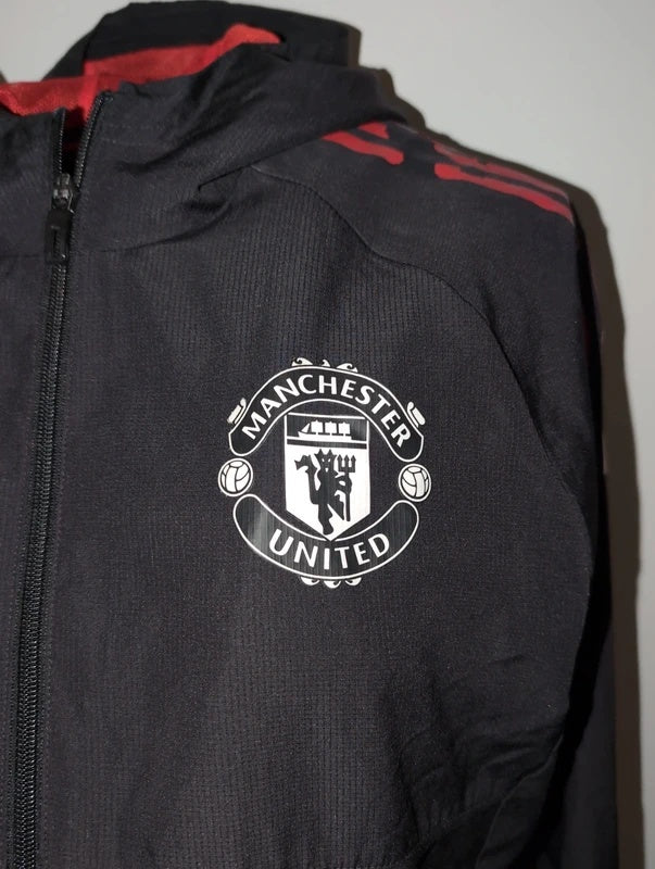 Manchester united 2017 adidas presentation UCL jacket football soccer L bs4304
