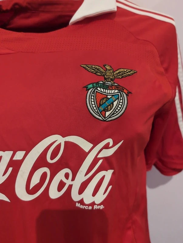 Benfica B 2007 2008 adidas matchworn football shirt soccer jersey L #10