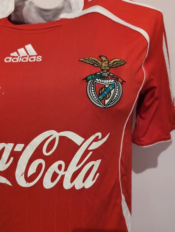 Benfica B 2006 2007 matchworn adidas football shirt soccer jersey M #8