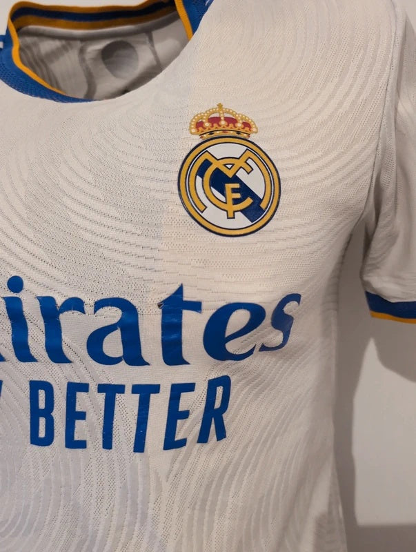 Real Madrid 2021 2022 adidas authentic football shirt soccer jersey xs gq1360