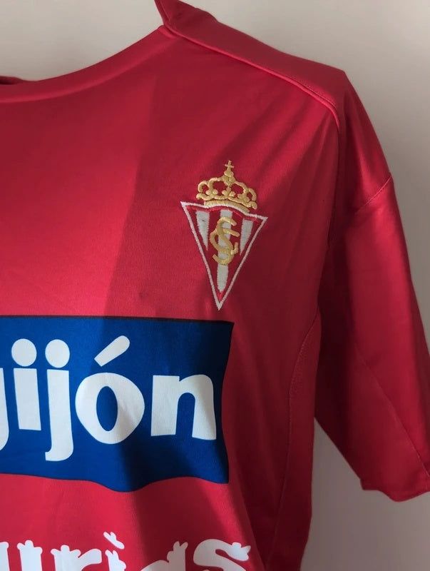 Sporting gijon 2009 2010 astore football shirt soccer jersey XL