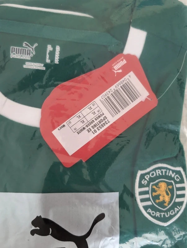 Sporting puma training shirt football shirt soccer jersey XL bnwt