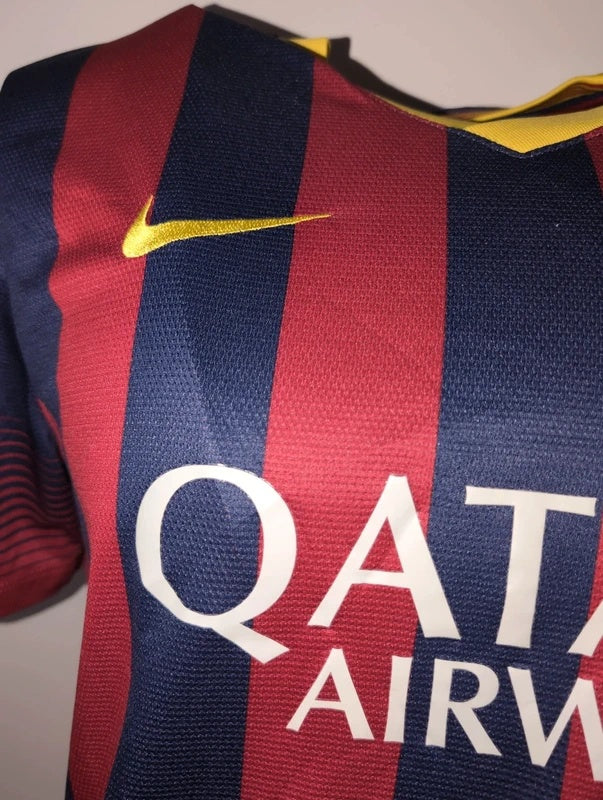 barcelona 2013 2014 Nike femeni matchworn football shirt soccer jersey women L #15 534668 411