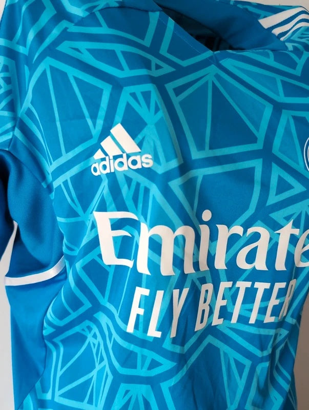 Real Madrid 2022 2023 adidas goalkeeper football shirt soccer jersey L #32 quetglas matchworn