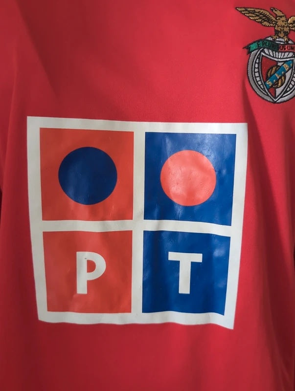 Benfica 2007 2008 adidas longsleeve football shirt soccer jersey XL 694847