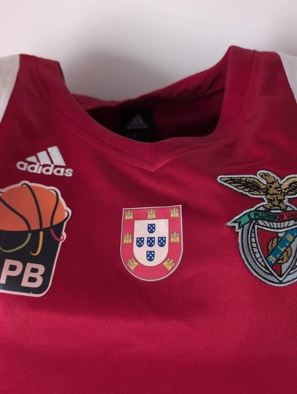 Benfica 2009 2010 adidas basketball shirt jersey M E73887