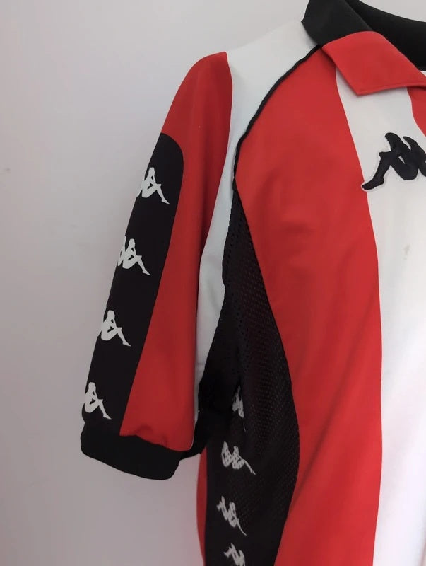 sparta Rotterdam red star template kappa 90s football shirt soccer jersey L