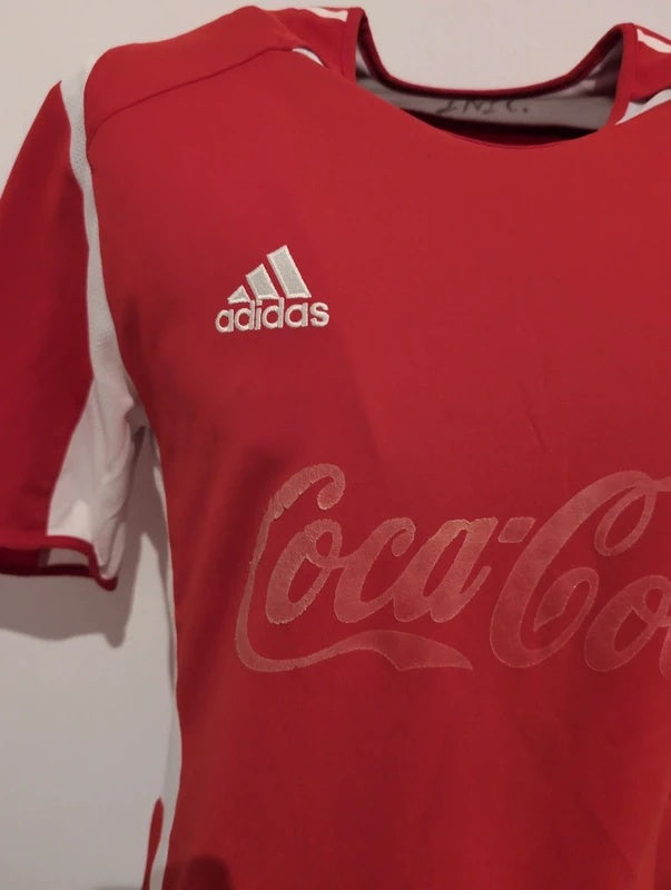 Benfica B 2005 2006 adidas matchworn football shirt soccer jersey M #14