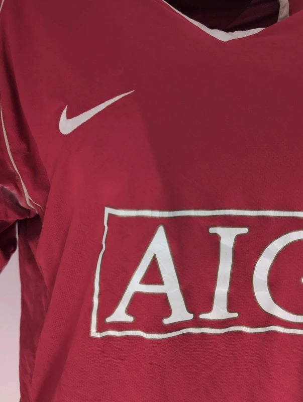 Manchester united 2006 2007 Nike football shirt soccer jersey L 146814