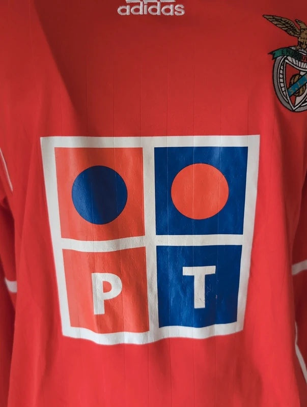 Benfica 2006 2007 adidas longsleeve football shirt soccer jersey XL 060677