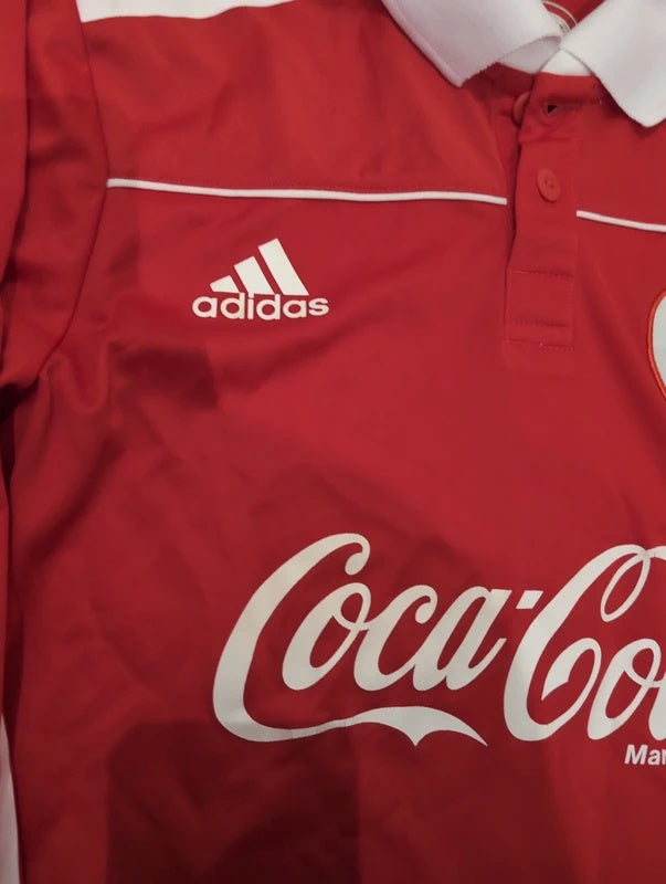 Benfica B 2010 2011 adidas matchworn longsleeve football shirt soccer jersey S #3