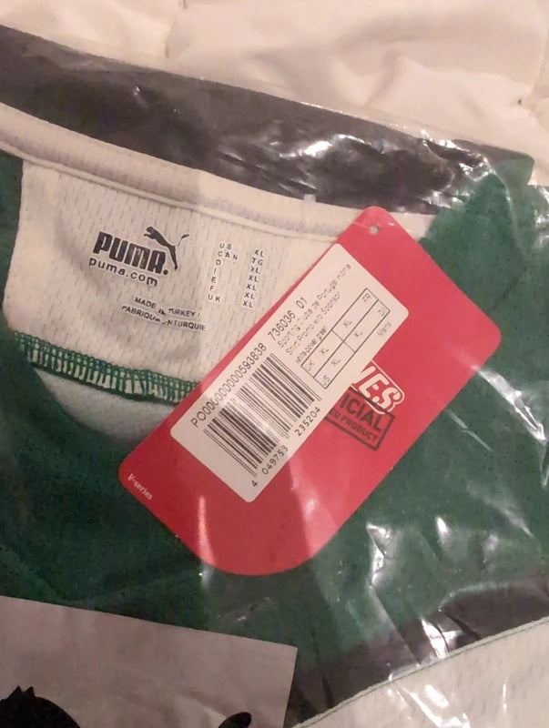 Sporting puma 2009 2010 football shirt soccer jersey XL bnwt