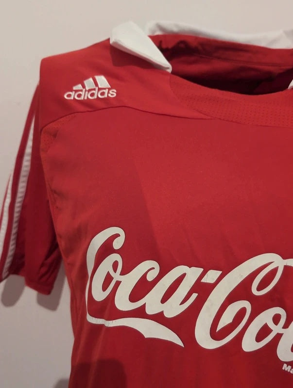 Benfica B 2007 2008 adidas matchworn football shirt soccer jersey L #10